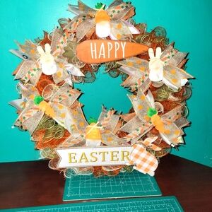 Easter carrot Wreath 14in